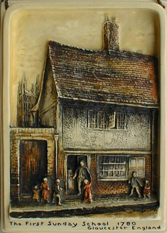 Print - The First Sunday School 1780 Gloucester England